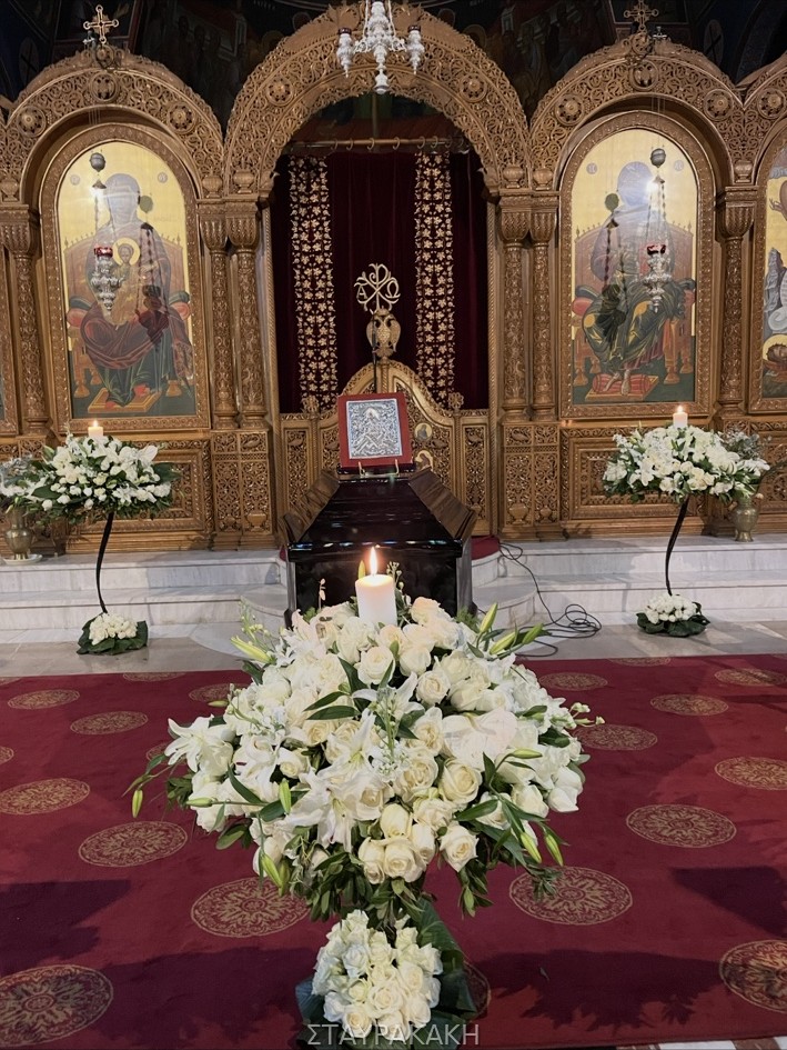 Στολισμός τελετής 9 από το Γραφείο Τελετών Σταυρακάκη